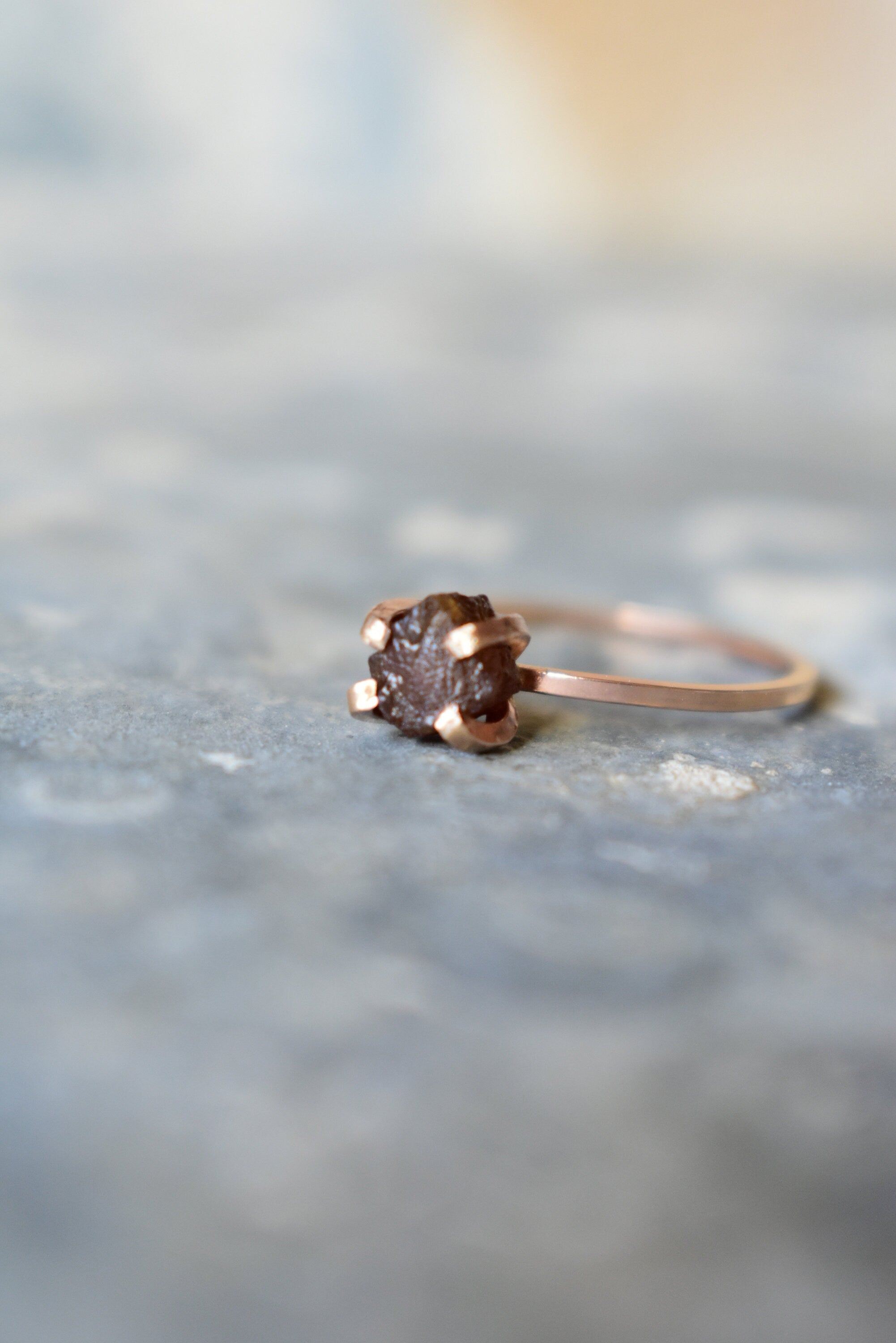 Buy Nature Inspired Redstone Rosegold Diamond Ring- Joyalukkas